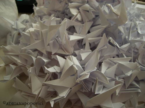 Pile of Origami Cranes